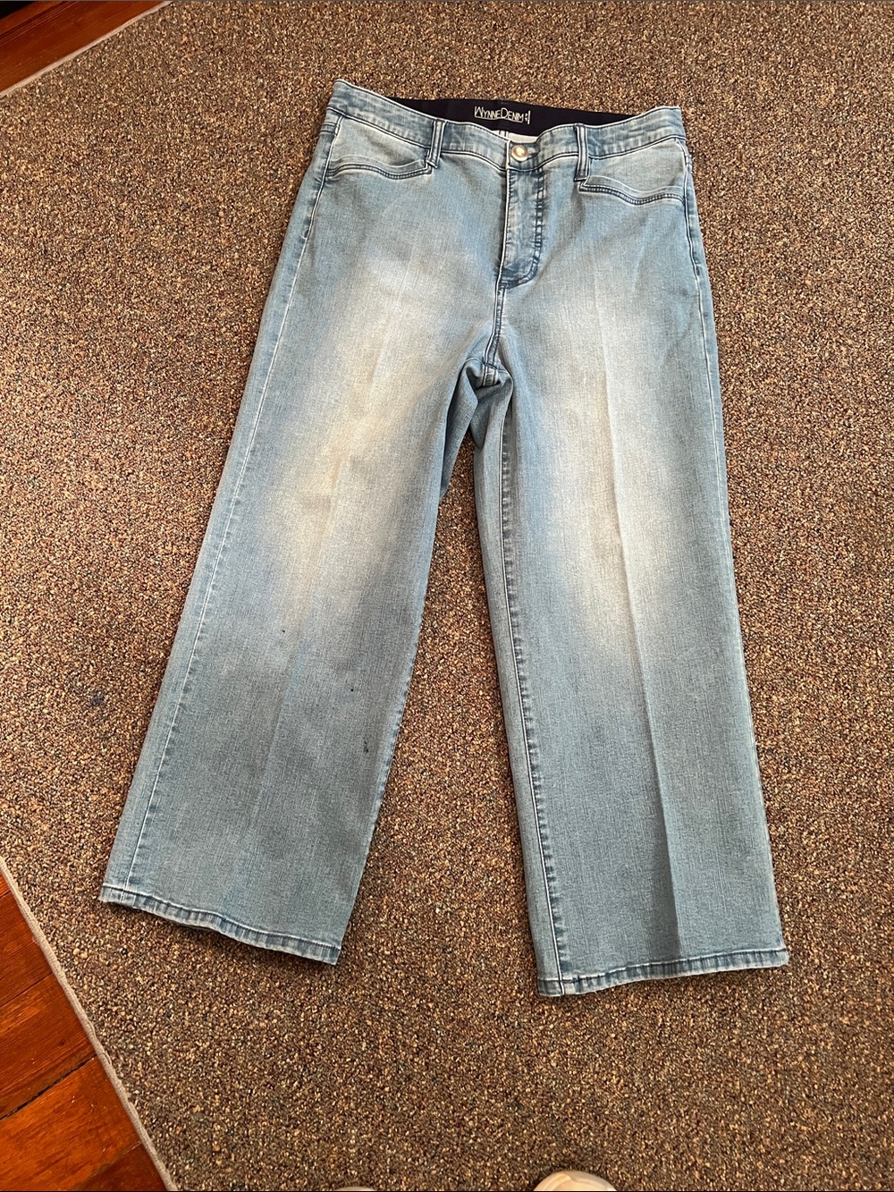 MarlaWynne Light Blue Boot-Cut Jeans